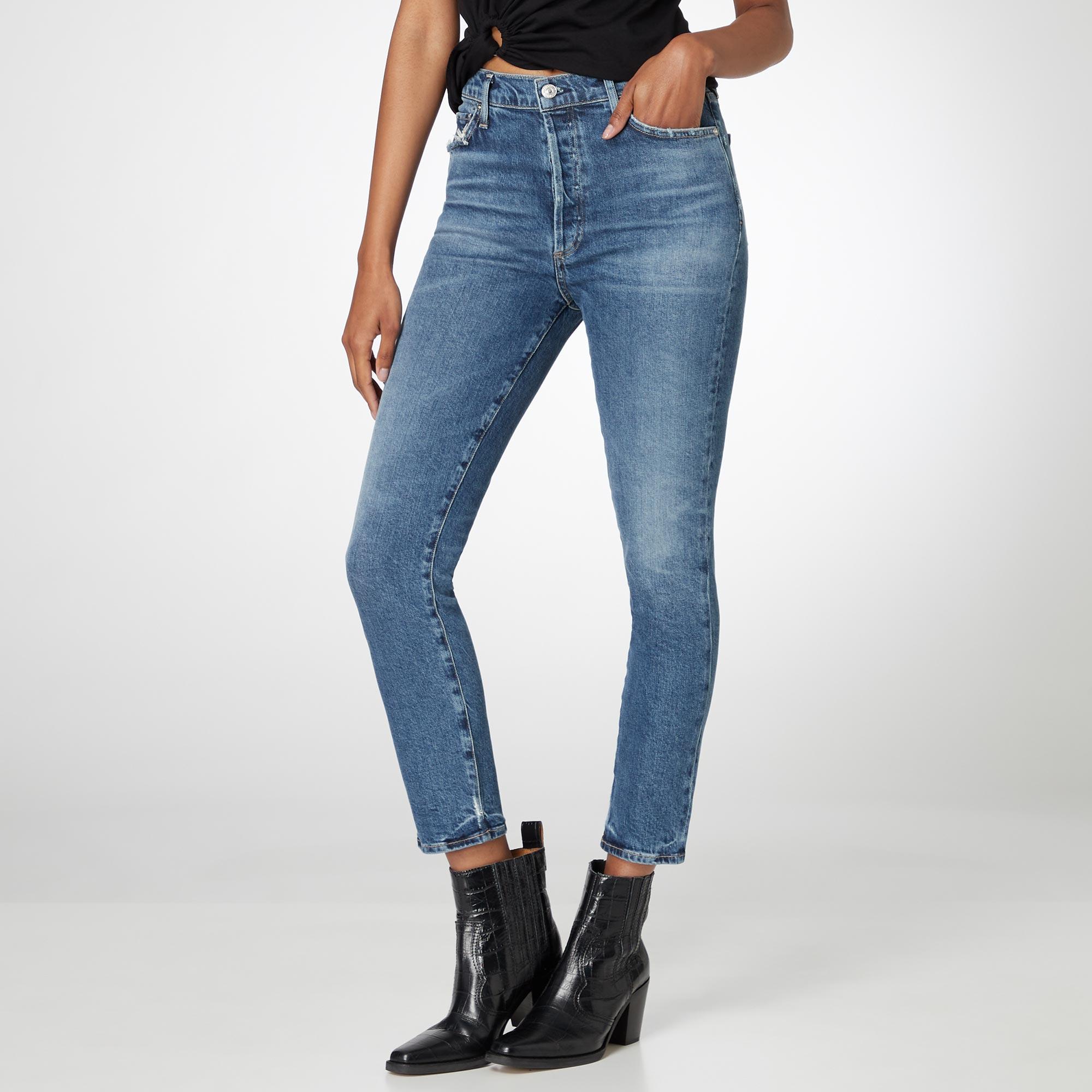 Olivia High-Rise Slim Leg Jeans